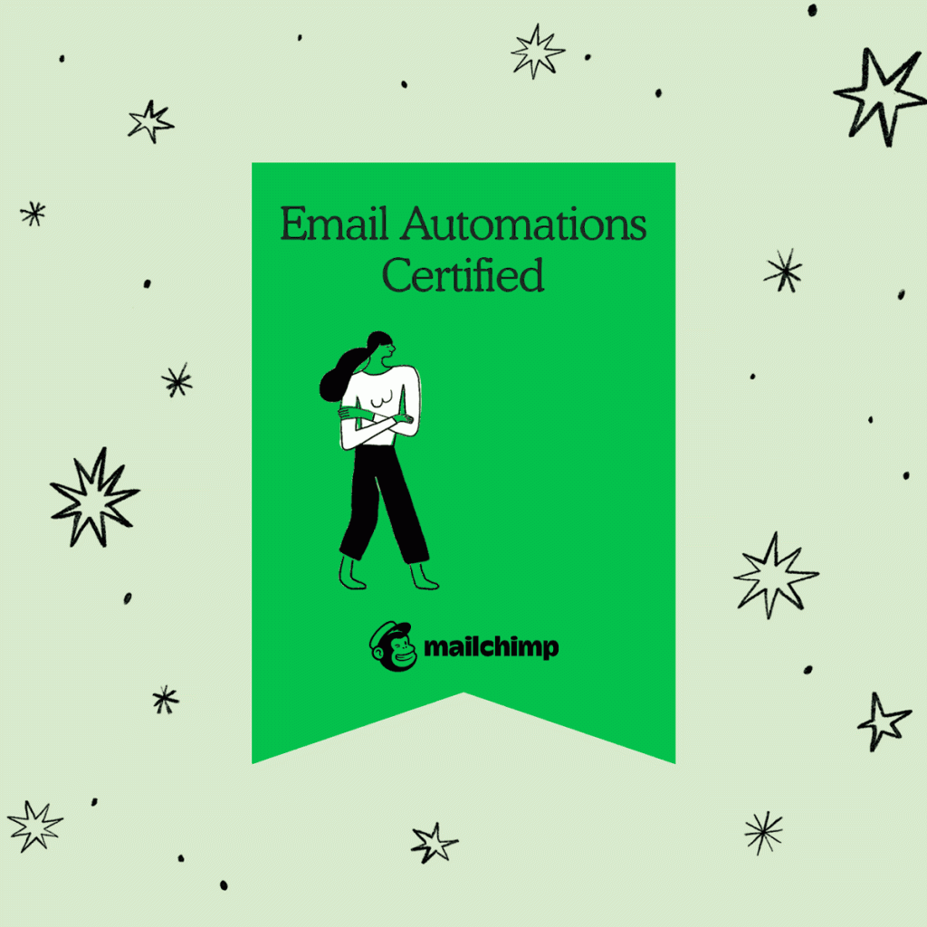 Animated LinkedIn - Mailchimp Academy Email Automations Certification